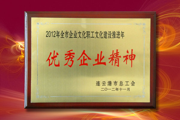 公司價值觀“秉德踐信、正源至善”被評為連云港市優(yōu)秀企業(yè)精神